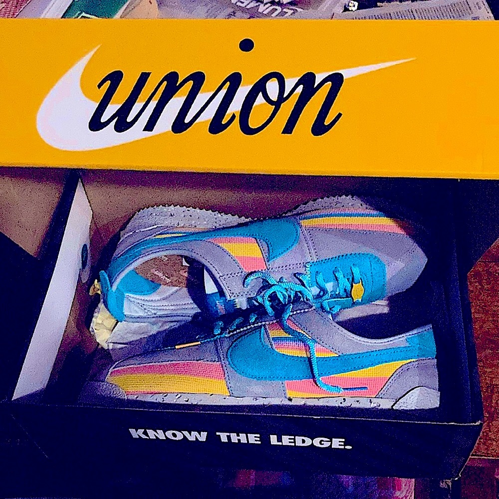 Brand new nike cortez x UN/LA Cortez sz 10.